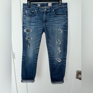 Ag Adriano Goldschmied Stilt crop jeans sz 29 EUC